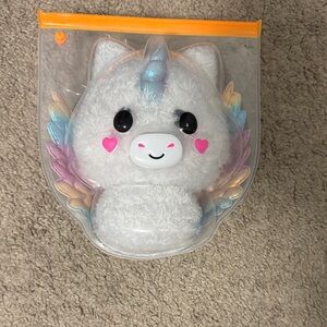 Plush Unicorn Stuffed Animal - White and Multicolor